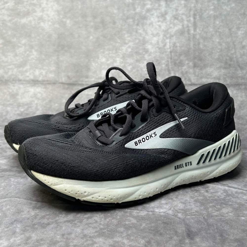Brooks Ariel GTS 23 Womens 8 Wide Black Running Shoes 1204141D016